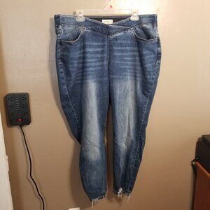 m jeans by Maurices Pull-On Jeans, 22w Super Skinny High Rise